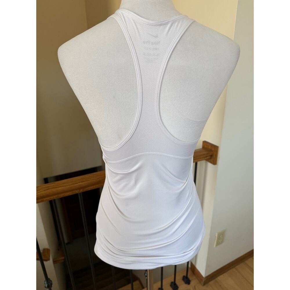 Nike White Racerback Tank - Picture 4 of 4